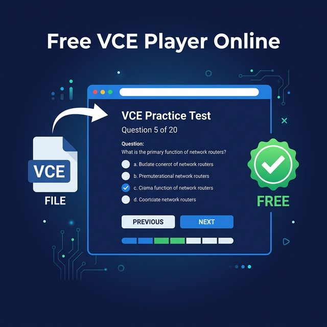 Free VCE Player Online: Instantly Open Your Exam Files (No Download)